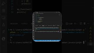 Local vs Global variable in python #03 #coding #programminglanguage #python #programming #ai