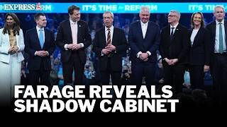 Nigel Farage to unveil Reform UK cabinet with Robert Jenrick as Chancellor