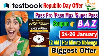 Testbook Pass Pro Coupon Code | Testbook Republic Day Offer 26 January | Textbook Pro Pass coupon 