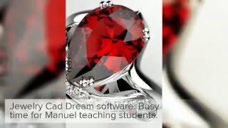 Jewelry Cad Dream software. Busy time for Manuel t