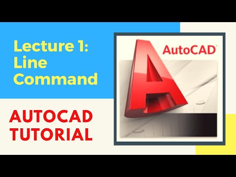 🔴How to use the Line command in Autocad 2020 || Earth of Knowledge