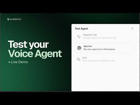 Test Call | Voice Agent Tutorials