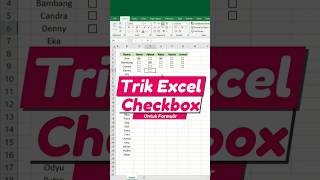 Excel Trik Membuat Checkbox Untuk Formulir #excel #shorts #checkbox