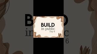 Day 6 #consistency #challenge #reactjs #codingjourney #shorts #viralvideo #viral #viralshorts