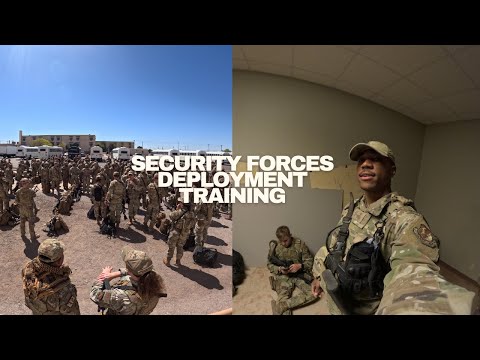 AIR FORCE Security Forces Deployment Training VLOG (RAW + UNEDITED) 27 DAYS!