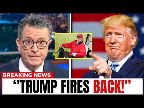 Stephen Colbert TORCHES Trump for Golfing While the Economy BURNS and Trump SNAPS Back!