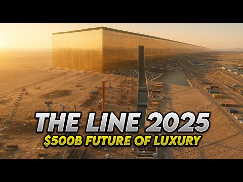 Inside Saudi Arabia’s $500 Billion Luxury Megacity – THE LINE 2025 Progress Revealed!