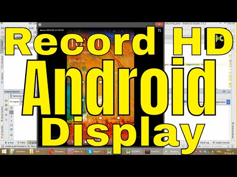 How to record Android screen through Android Studio in HQ