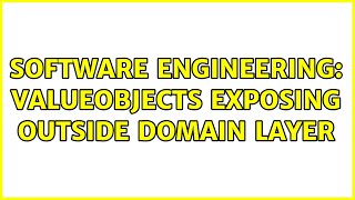 Software Engineering: ValueObjects exposing outside domain layer (3 Solutions!!)