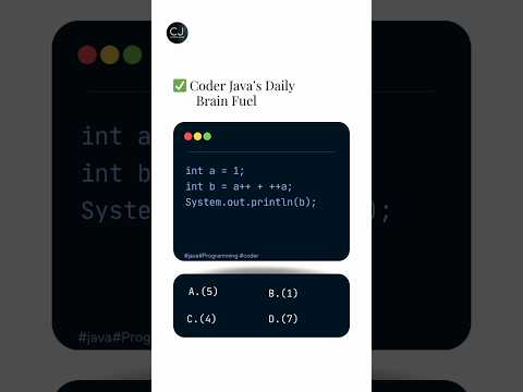 Comment your answer before I reveal it! ⌛👇#Java #JavaMCQ #CodePuzzle #Programming #Shorts #Comment