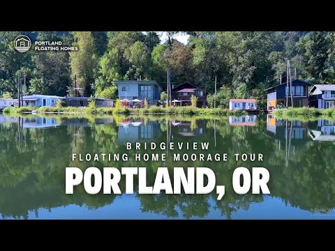 Portland Floating Home Moorage:  Bridgeview Moorage near Sauvie Island