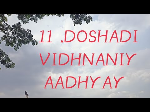 # 11 DOSHADI Vidyaniya Adhyay #shlok 4 #translattion of gadgil sir book it's only for me