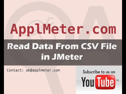 How to use CSV file to read data inside JMeter