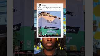 Genius marketing by a construction jobs agency