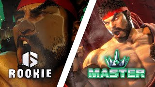 SF6 Ryu Rookie To Master Rank Up Guide (FULL EDUCATIONAL TUTORIAL!)