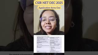 CSIR NET DEC 2025 NOTIFICATION OUT #shorts #csirnetdec2025 #csirnetadda247