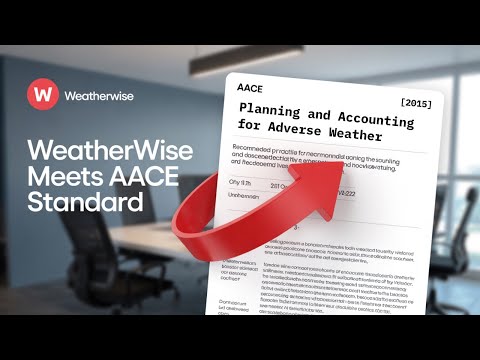 Can you automate AACE Reccomended Practices for Planning and Accounting for Adverse Weather?