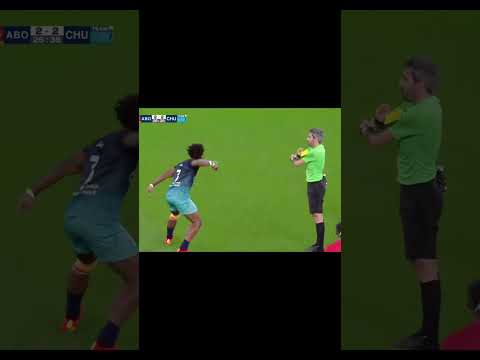 SPEED TACKLES KAKA AND GETS A YELLOW CARD 🤣 #ishowspeed #viral #funny #football #ishowspeedyt #new