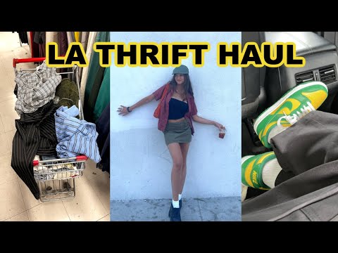 The best LA Thrift Haul !! Flee markets & Vintage stores