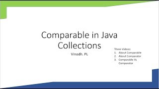 Java Collections - Comparable Interface