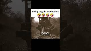 fixing bugs in production #funny #programming