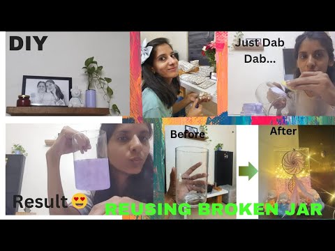 DIY using Old Jar #video #diy #viralvideo #trending #yt #youtube #ytshorts #new #shorts #homedecor