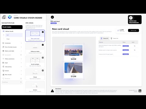 Core Visuals Vision Board -  What's next for Power BI