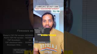 Secret Samsung code that fixes everything.#SamsungTips #SmartphoneTricks #TechHacks #samsungs24ultra