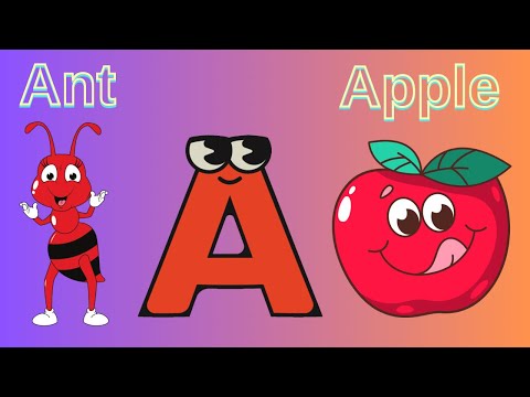 Phonics Song with TWO Words / A For Apple / ABC Alphabet Songs with Sounds for Children