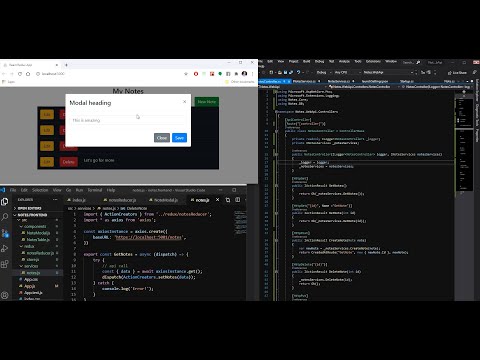 Full Stack React and ASP.NET Core 3.1 Application | Notes