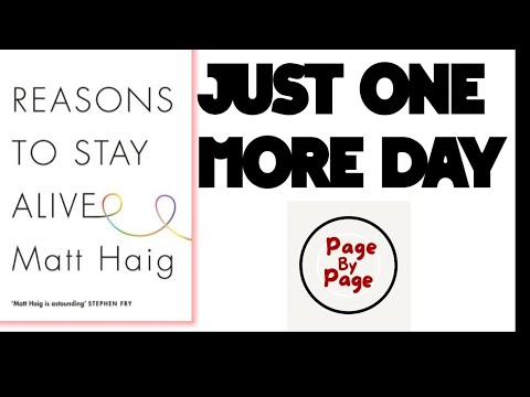 REASONS TO STAY ALIVE | MATT HAIG |BOOK SUMMARY #matthaig #books #booksummary 