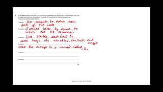 Q6  * MAINTAINABILITY of CODE  * Cambridge iGCSE Computer Science Paper 22 June 2023