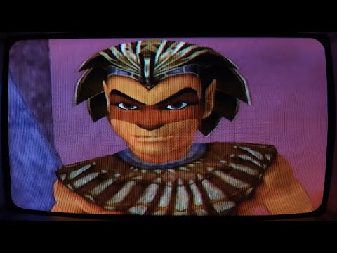 Sphinx and the Cursed Mummy officially captured on a CRT and Nintendo GameCube