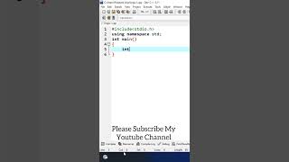 Logical Program in C 🤔🤔🤔 #shorts #youtubeshorts #shortvideo #bsccs #bca #btechcse