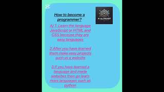 How to become a programmer?