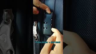 How to setup 3 digit trolley bag lock| How to set suitcase lock?