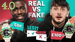 Guess The Real vs Fake LUXURY WATCH | Legit Check | @channel4.0