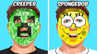 I Made A Cartoon Face Mask