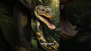 The King of the Jungle–Reticulated Python in Action!  #Python #Wildlife #J #Nature #Snake
