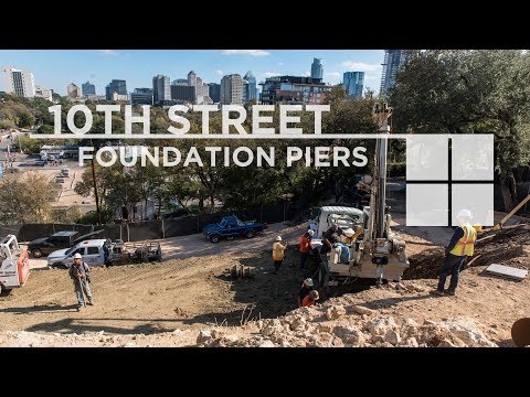 Foursquare Builders - 10th Street - Foundation Piers Preparation
