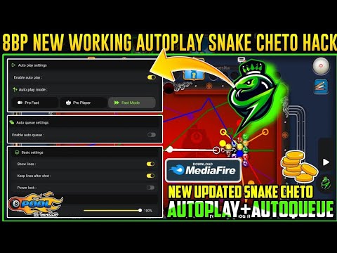 8 BALL POOL CHEETO HACK 🔥 NEW SANKE ENGINE CHETO HACK ‼️ AUTOPLAY + AUTOQUEUE 🔥 WORKING SNAKE TOOL 🔥