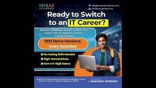 Free Business Analyst Demo Sessions | Kickstart Your IT Career!