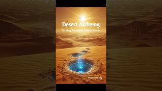 Desert Alchemy  How Solar Tech Turns Sand into Glass Energy Panels #supertechs  #techtransition #eco
