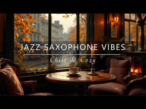 Cozy Café Ambience with Chill Jazz Saxophone Vibes | Relax & Unwind