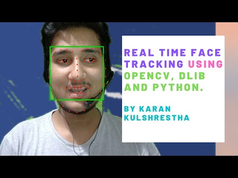 Real time face feature tracking(opencv and dlib) - Deep learning