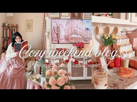 A Cozy Little Weekend Vlog ☕💕 romanticizing slow living with routines, reading, hobbies and more