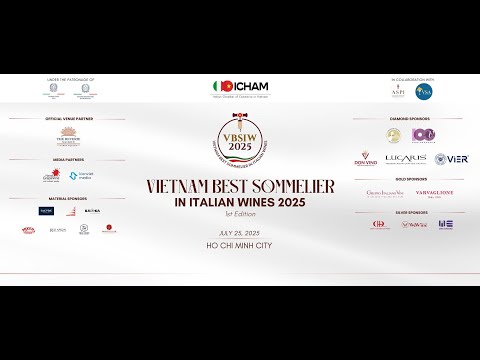 [LIVE] GRAND FINALE | VIETNAM BEST SOMMELIER IN ITALIAN WINES 2025