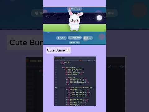 “Cutest bunny on the move 🐰✨ | Keep hopping, keep smiling 💕” #coding #webdesign #codingbat #frontend
