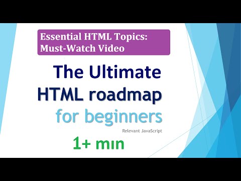 🤓 The Ultimate HTML Web Development Roadmap students : Get Started Today!