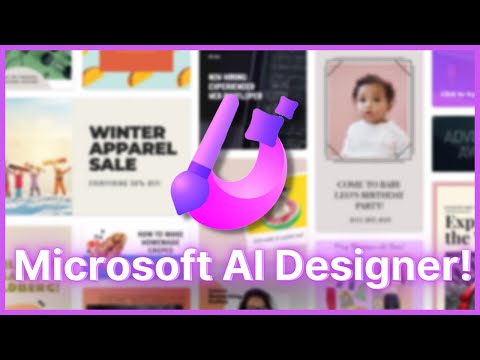 Microsoft Created an AI powered Graphic Designer!
